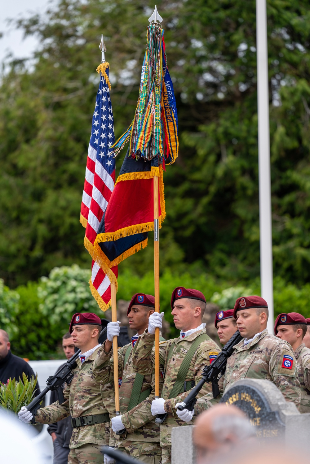 82nd Airborne Division Supports Cérémonie Monument Borne Zéro during D-Day 79