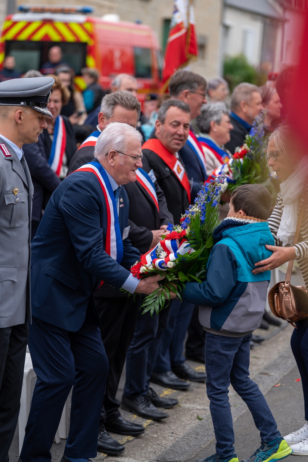 82nd Airborne Division Supports Cérémonie Monument Borne Zéro during D-Day 79