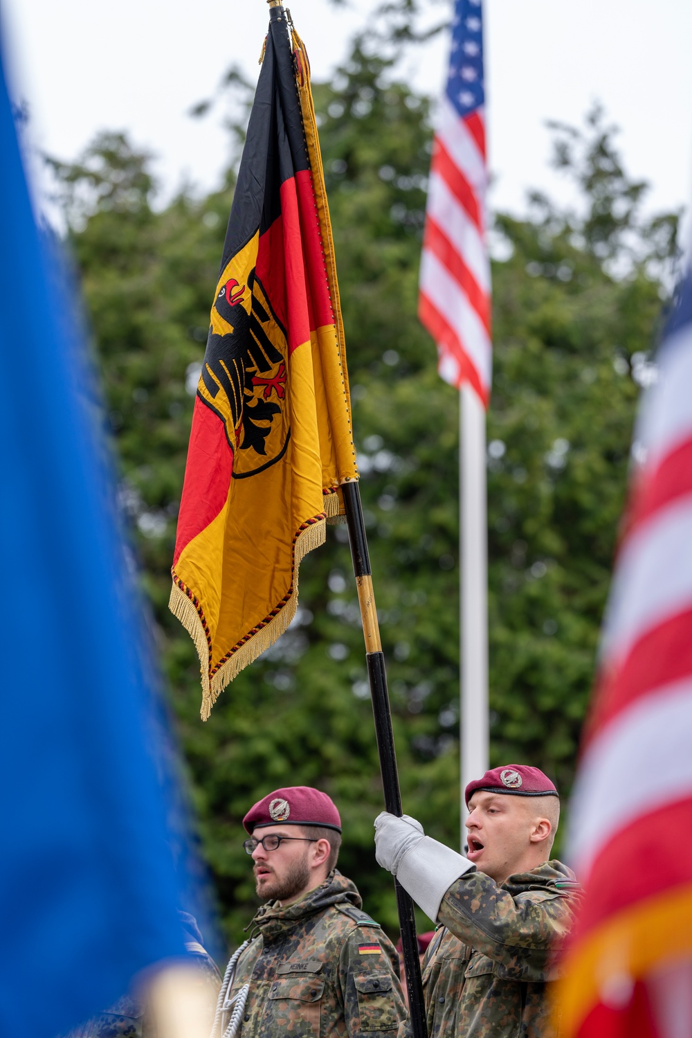 82nd Airborne Division Supports Cérémonie Monument Borne Zéro during D-Day 79