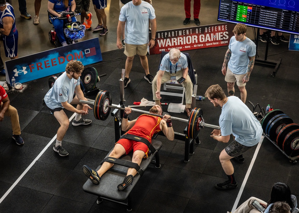 2023 DOD Warrior Games – Powerlifting Competition