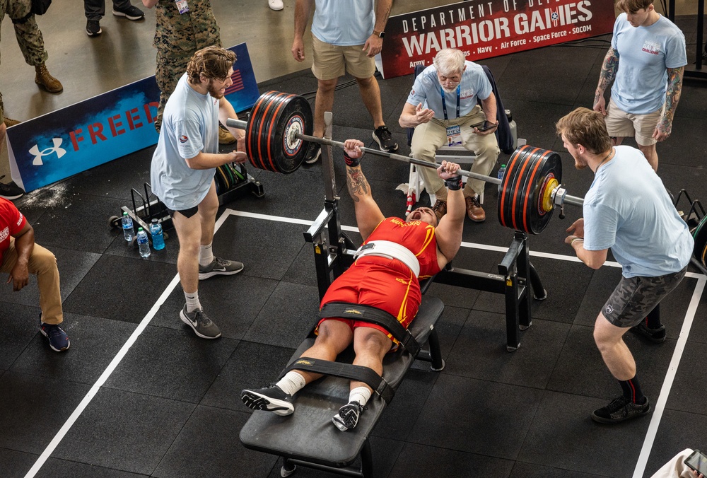 2023 DOD Warrior Games – Powerlifting Competition