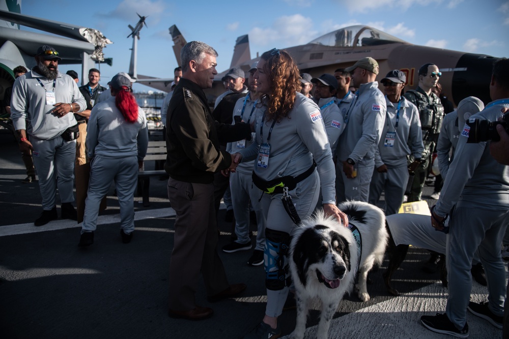 USSOCOM commander and command senior enlisted leader attend Warrior Games 2023