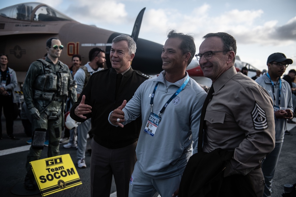 USSOCOM commander and command senior enlisted leader attend Warrior Games 2023