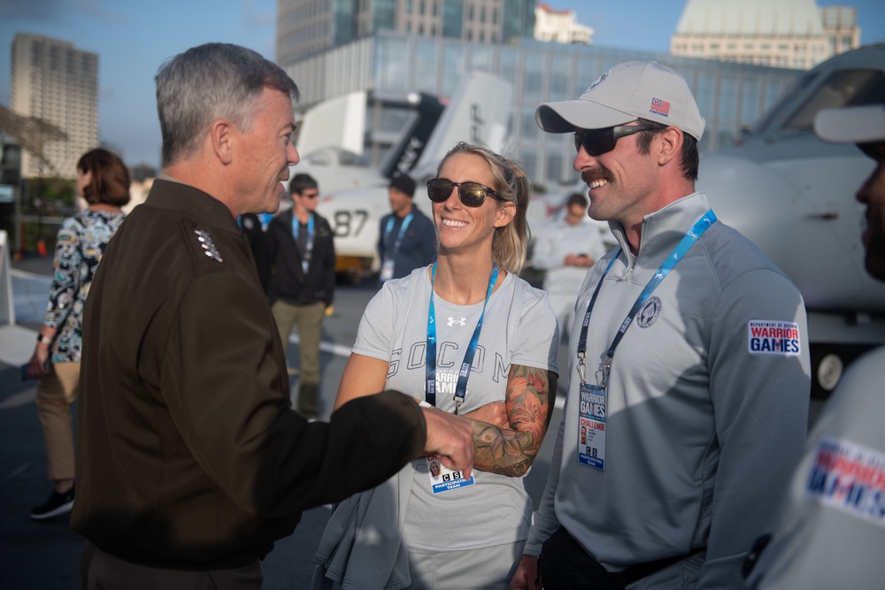 USSOCOM commander and command senior enlisted leader attend Warrior Games 2023