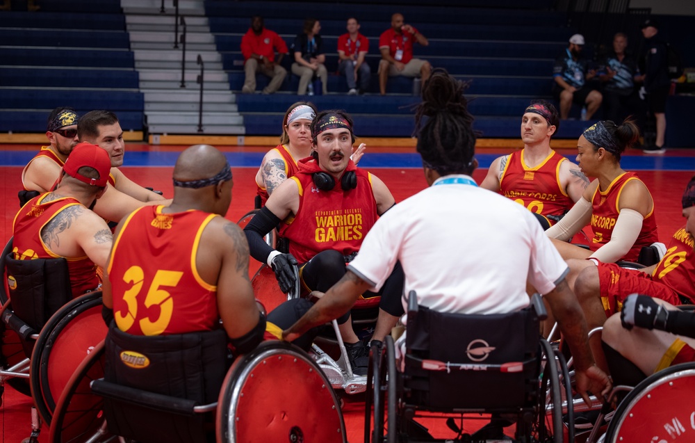 2023 DOD Warrior Games Challenge Team Marine Corps – Wheelchair Rugby Prelims Day 1