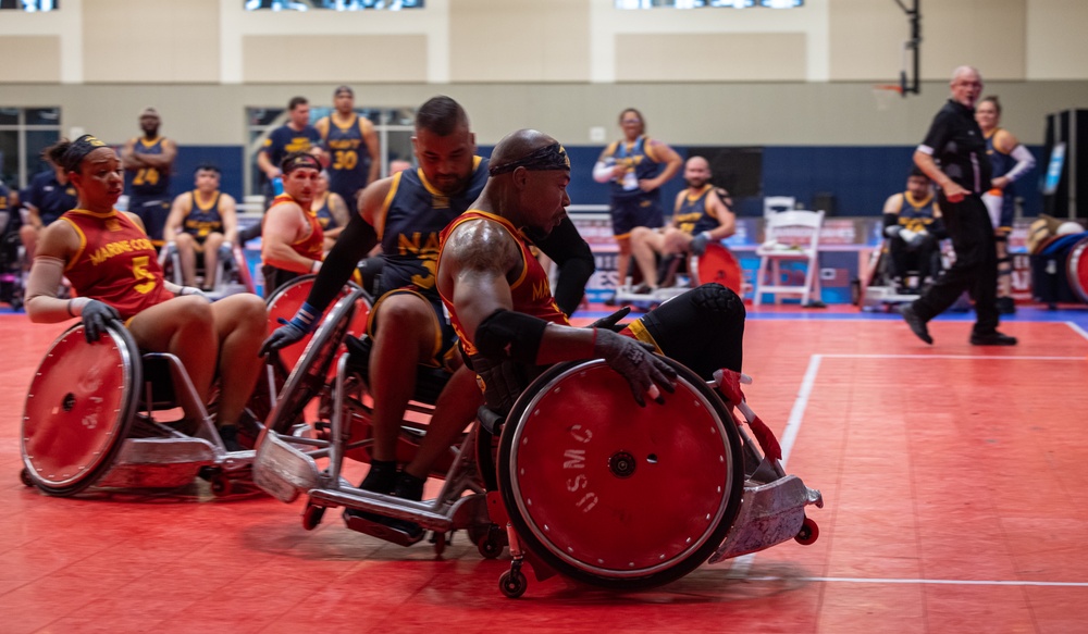 2023 DOD Warrior Games Challenge Team Marine Corps – Wheelchair Rugby Prelims Day 1