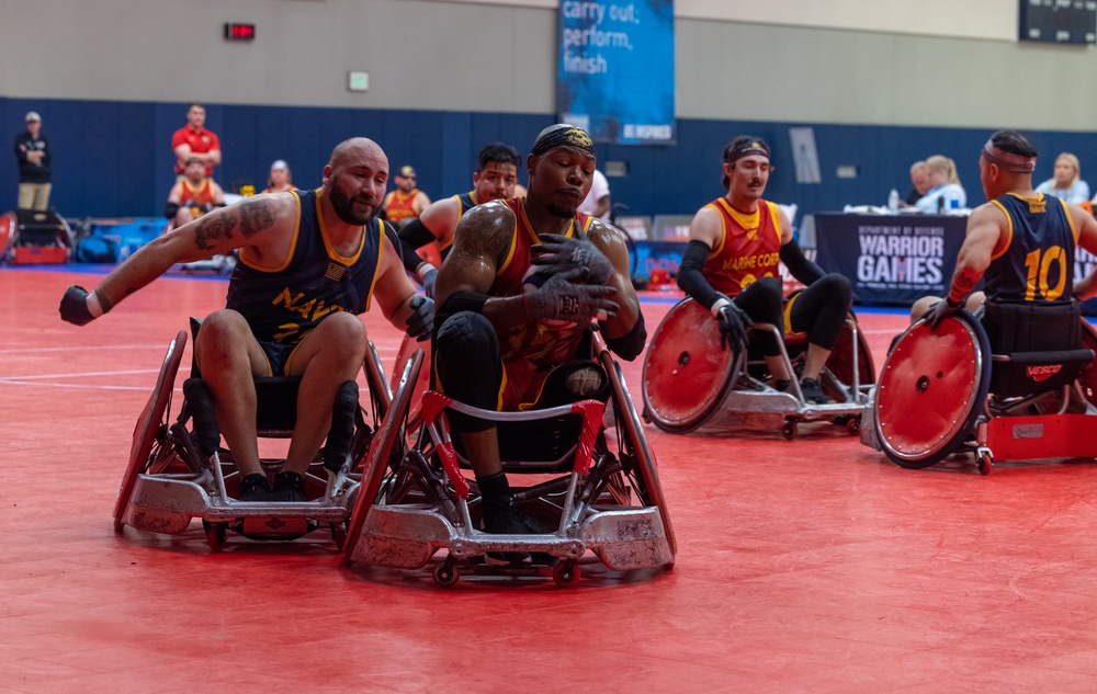 2023 DOD Warrior Games Challenge Team Marine Corps – Wheelchair Rugby Prelims Day 1