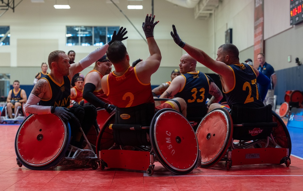 2023 DOD Warrior Games Challenge Team Marine Corps – Wheelchair Rugby Prelims Day 1