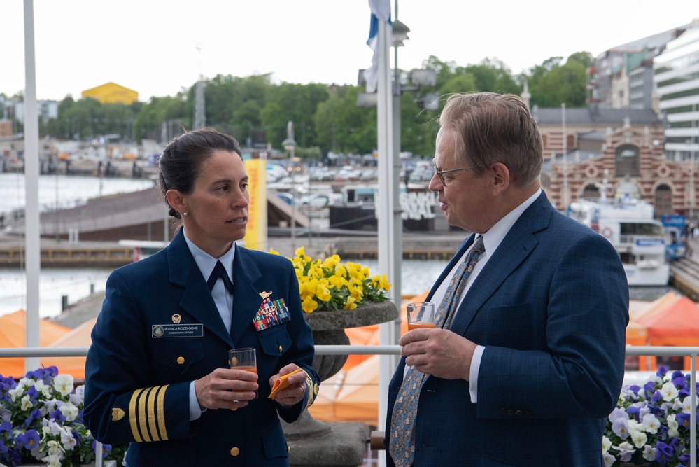 USCGC Eagle makes port of call in Helsinki, Finland