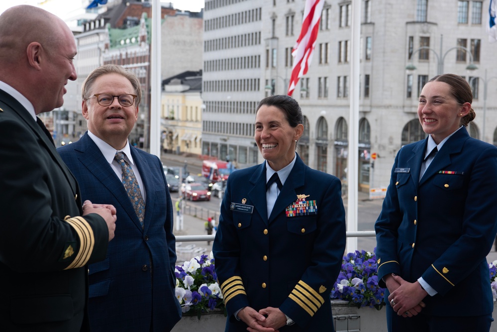 USCGC Eagle makes port of call in Helsinki, Finland