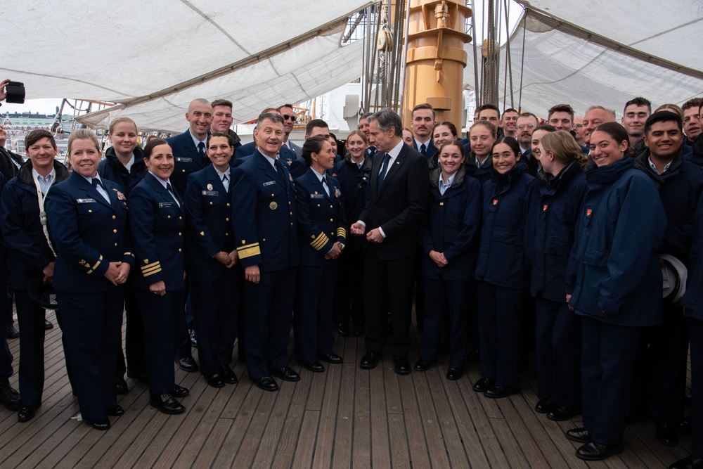 USCGC Eagle makes port of call in Helsinki, Finland