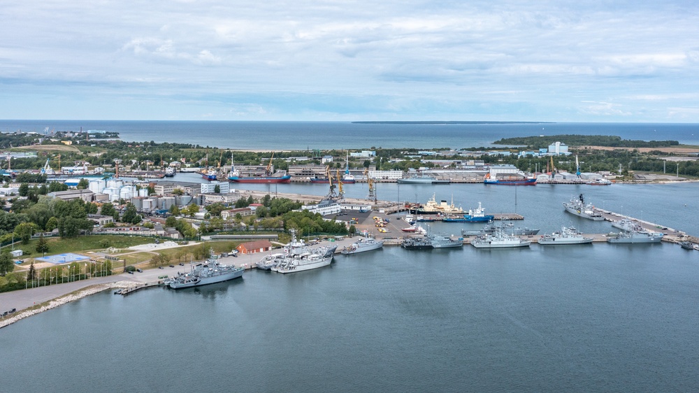 BALTOPS 23 Participants Moor in Tallinn, Estonia