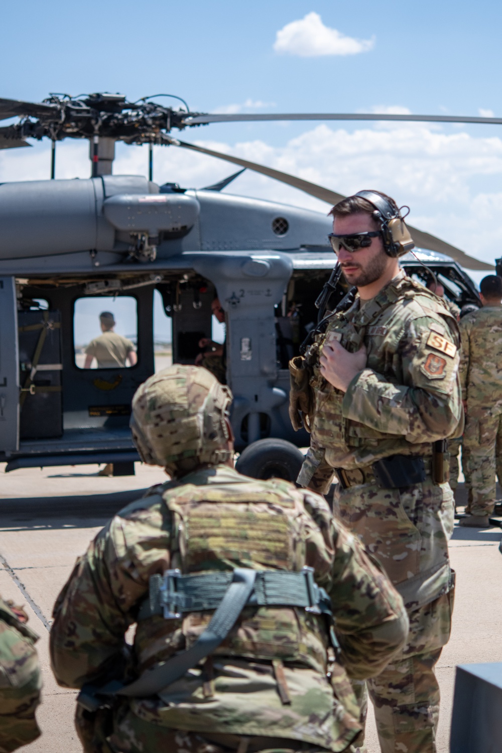 920th and 943d Security Forces HH-60G Pave Hawk helicopter training