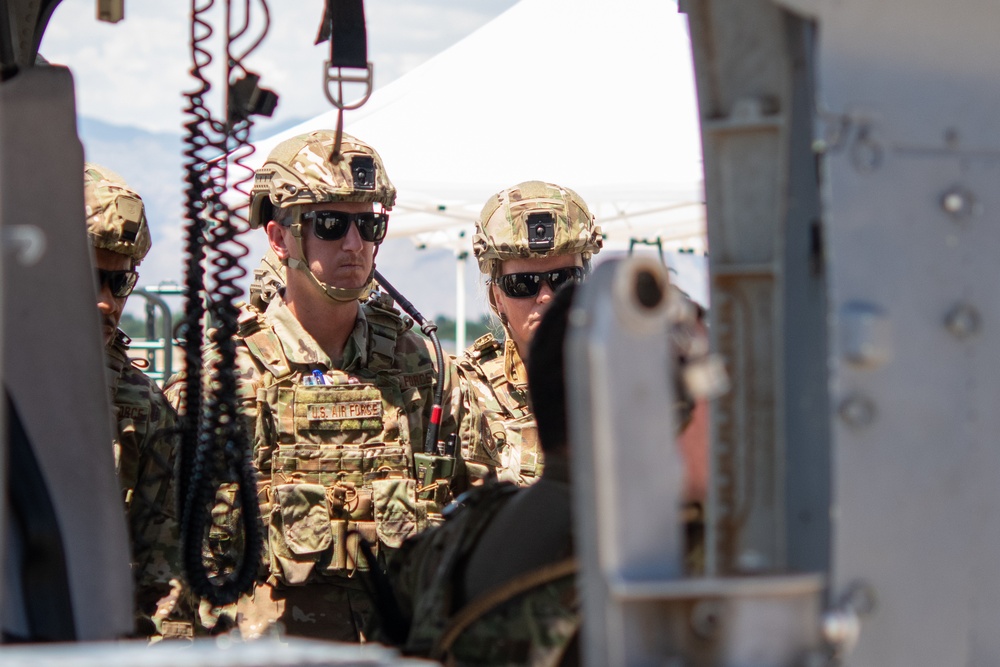 920th and 943d Security Forces HH-60G Pave Hawk helicopter training