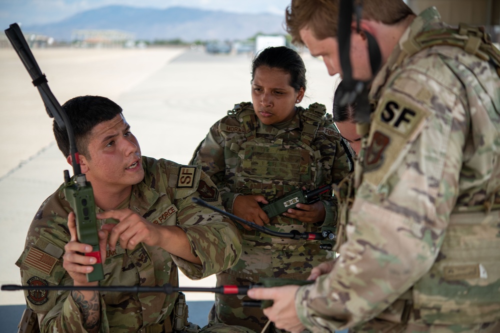 920th and 943d Security Forces HH-60G Pave Hawk helicopter training