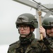 German Paratrooper Grasps His Static Line During Sustained Airborne Training