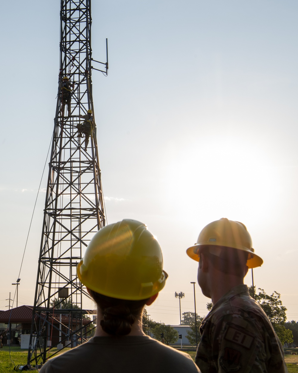 219th Engineering Installation Squadron Stays Mission Ready With Tower Rescue Training