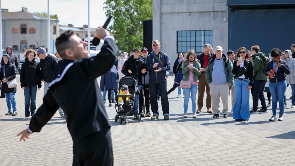 U.S. Naval Forces Europe and Africa Band Holds Public Concert