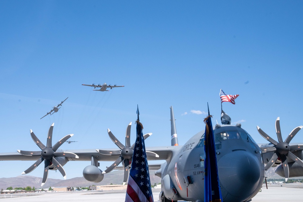 Memorial service for Col. Michael A. Fugett, 152nd Operations Group Commander