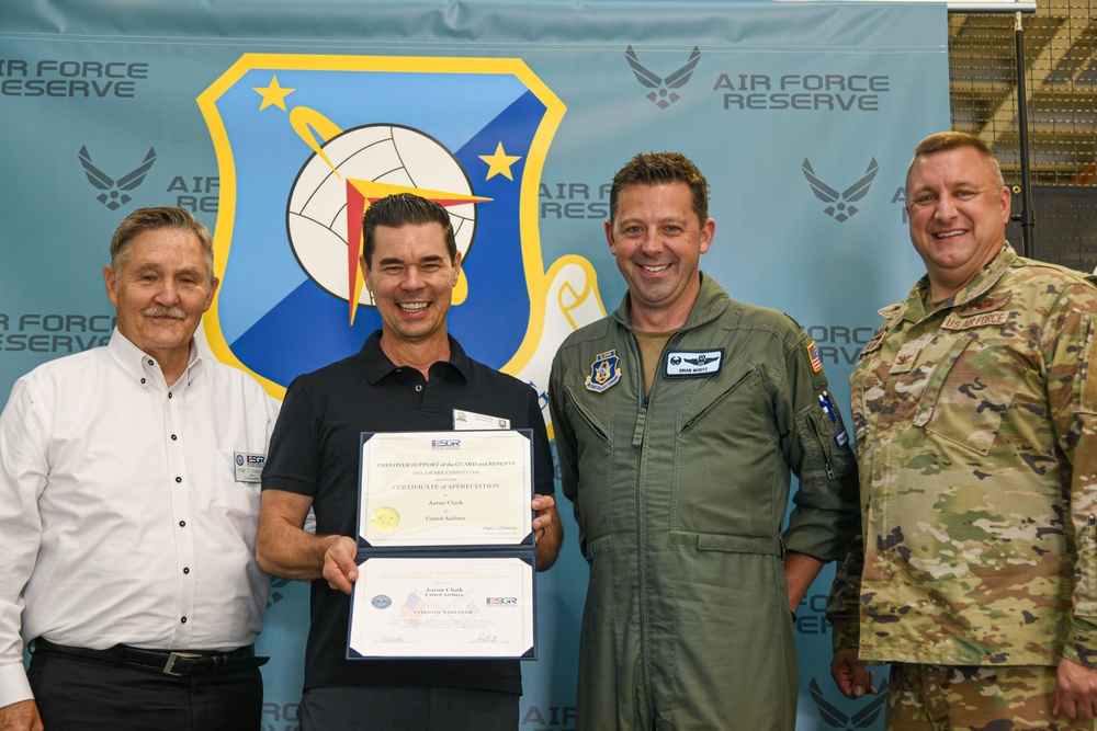 The 512th Airlift Wing recognizes civilian employers