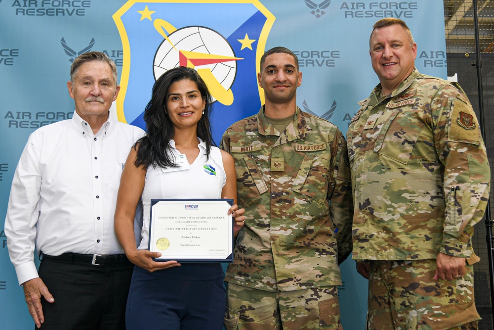 The 512th Airlift Wing recognizes civilian employers