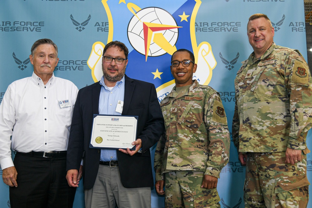 The 512th Airlift Wing recognizes civilian employers