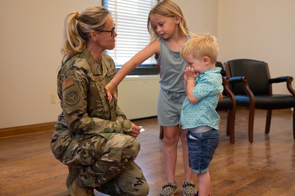 Chief Master Sgt. Jennifer Schoonover Promotion