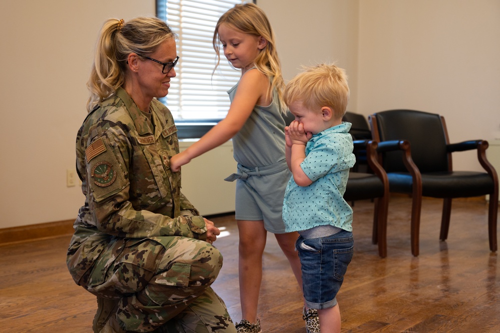 Chief Master Sgt. Jennifer Schoonover Promotion