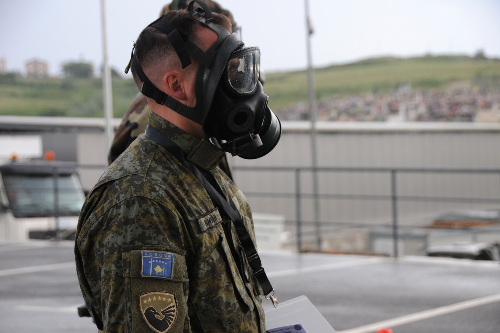 New Jersey Guardsmen Conduct Chemical Training With Albanian and Kosovo Armed Forces