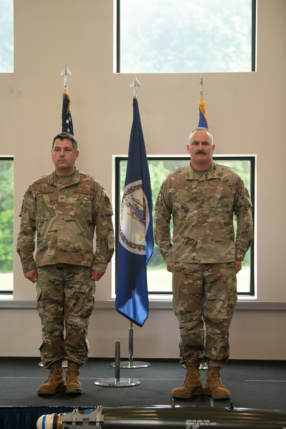 Chief Master Sgt. Sean Fretwell Assumes Responsibility as 192nd Wing Command Chief