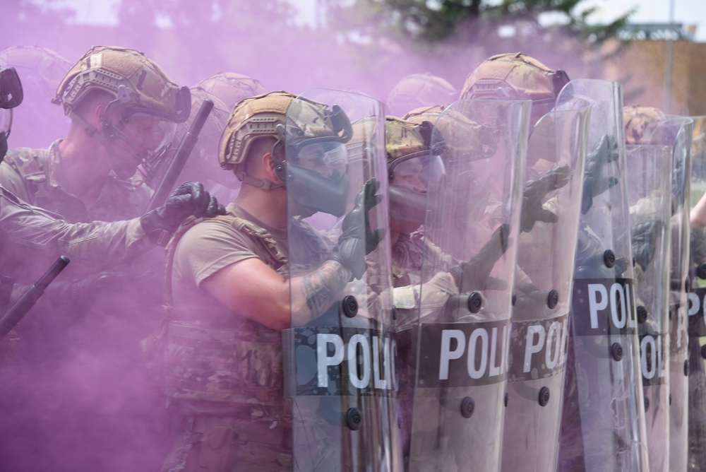 Security Forces Shield Wall