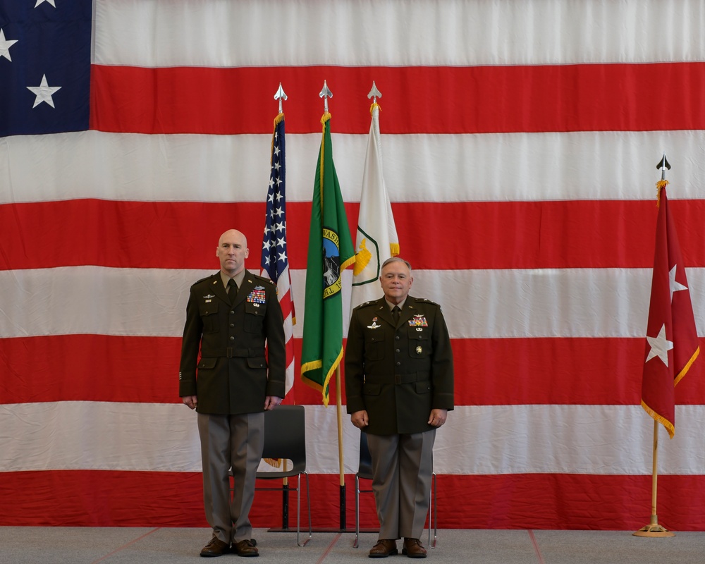 Washington Army National Guard Col. Paul T. Sellars is promoted to the rank of Brigadier General