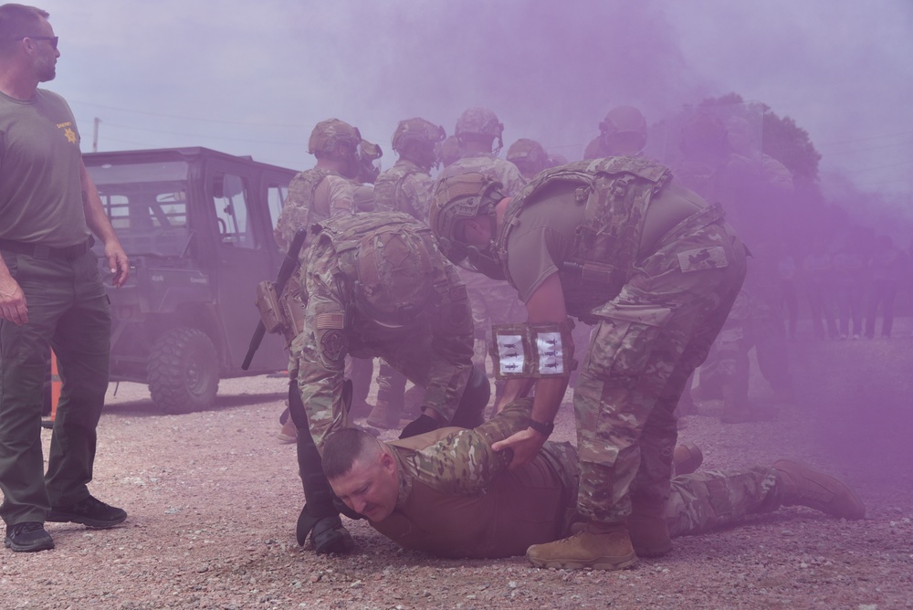 Security Forces Conducts Domestic Operations Training