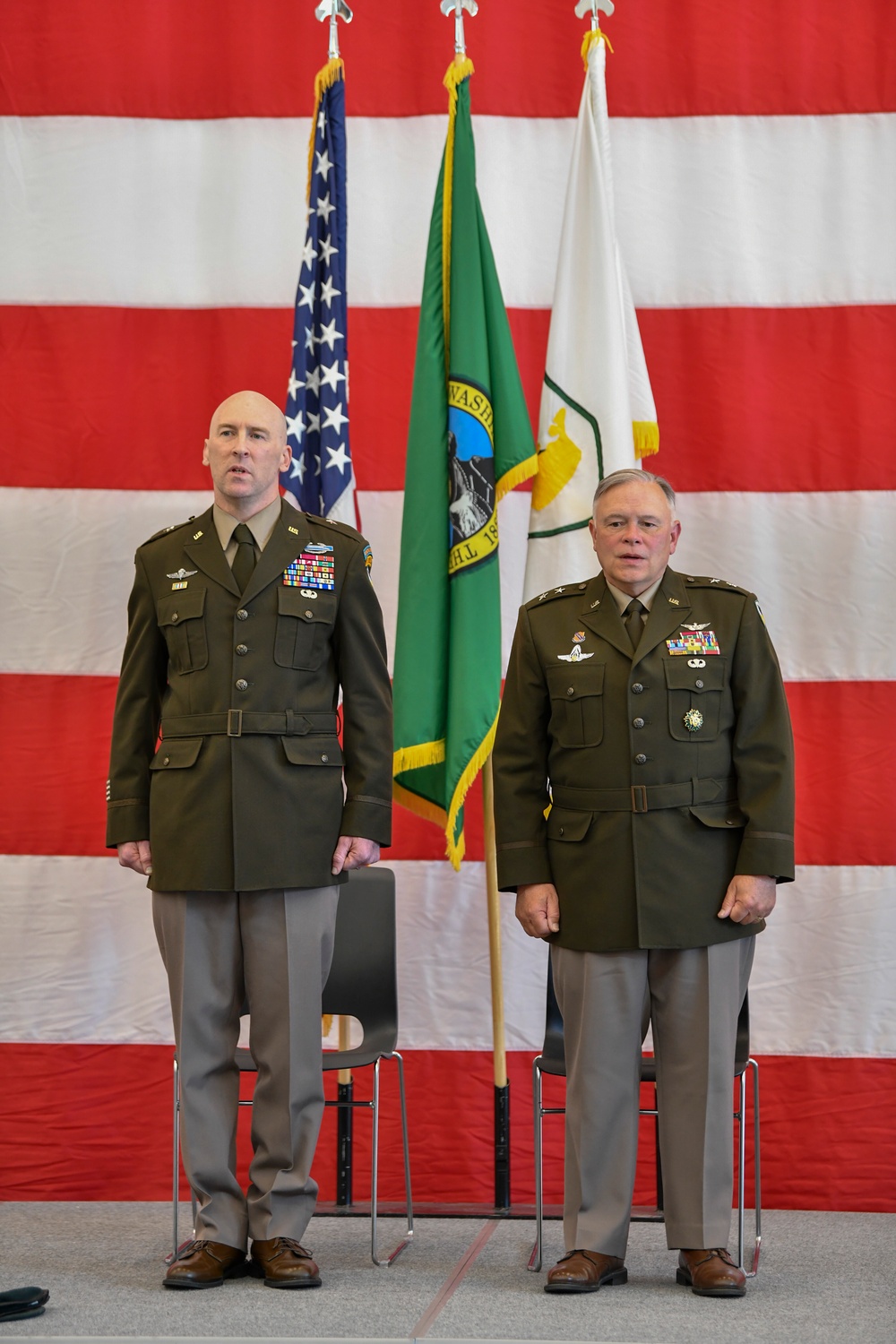 Washington Army National Guard Col. Paul T. Sellars is promoted to the rank of Brigadier General