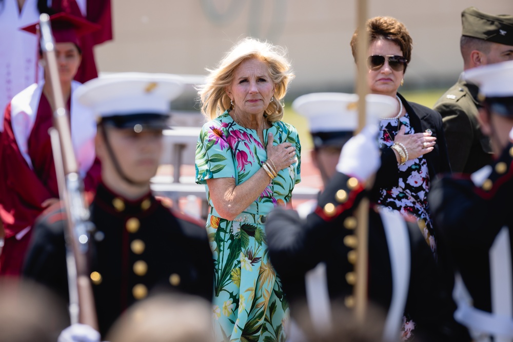 First Lady of the United States visits Marine Corps Air Station Iwakuni