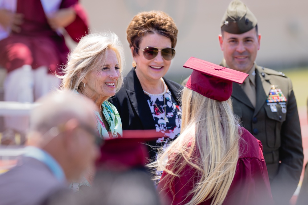 First Lady of the United States visits Marine Corps Air Station Iwakuni