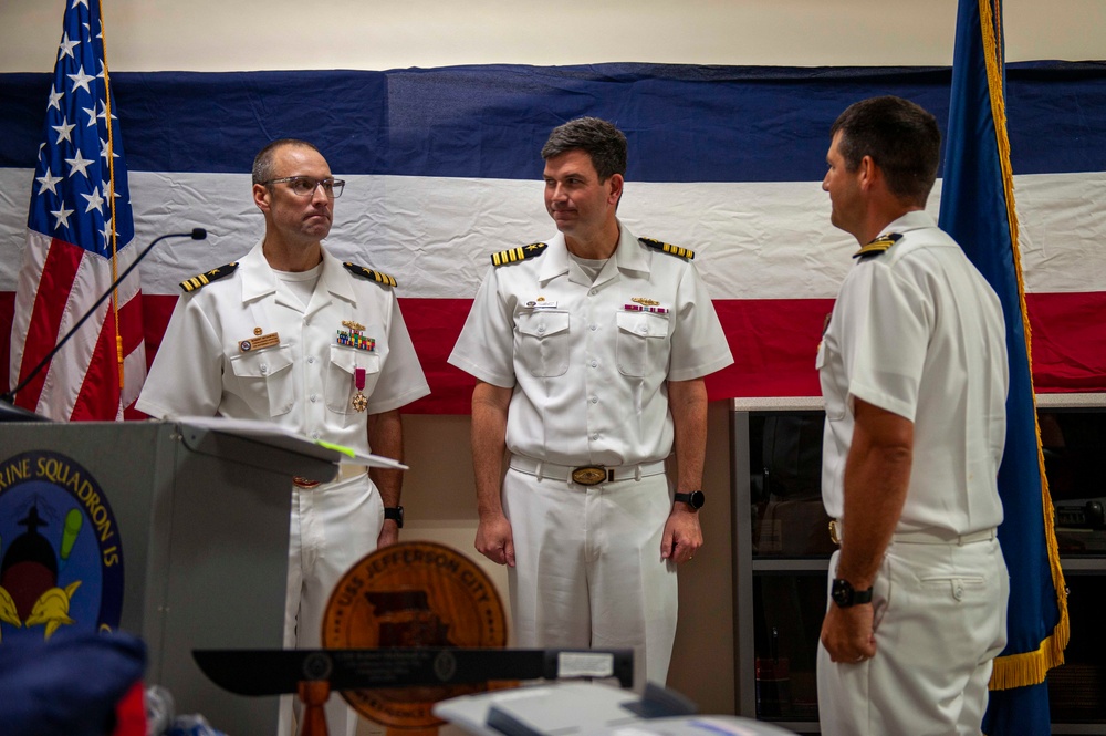 USS Jefferson City Holds Change-of-Command Ceremony