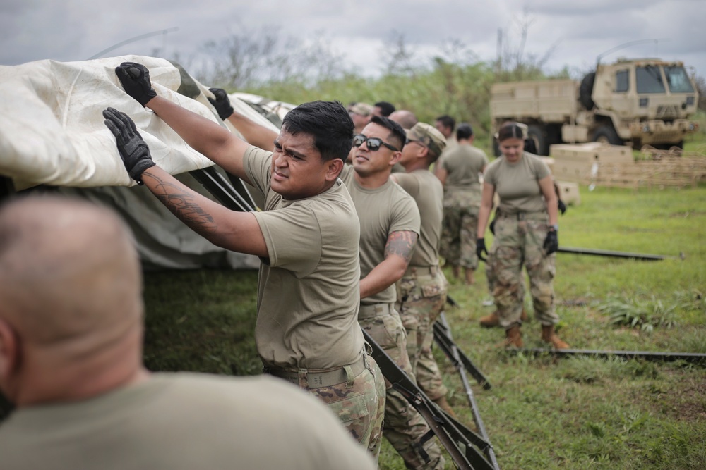 U.S. Army Reserve joins Typhoon Mawar response