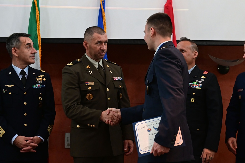 Croatian Armed Forces senior enlisted leader visits Aviano