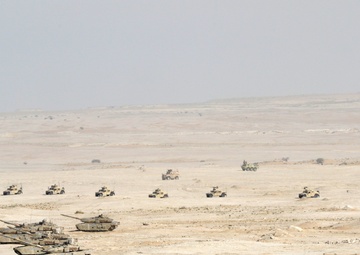 Task Force Spartan units build combined arms interoperability with Qatari military during 2023 Al Adheed exercise