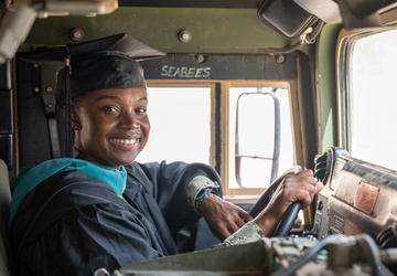 Gunner’s Mate 2nd Class Gioranah Abellard Finishes Master's Degree While Deployed