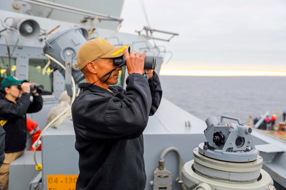 USS Paul Ignatius Sails in the Baltic Sea