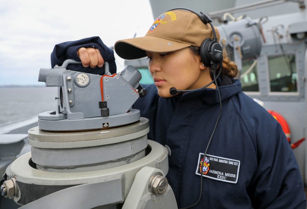 USS Paul Ignatius Sails in Baltic Sea