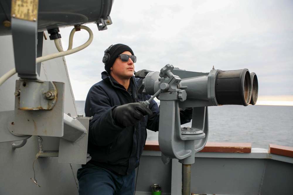 USS Paul Ignatius Sails in the Baltic Sea