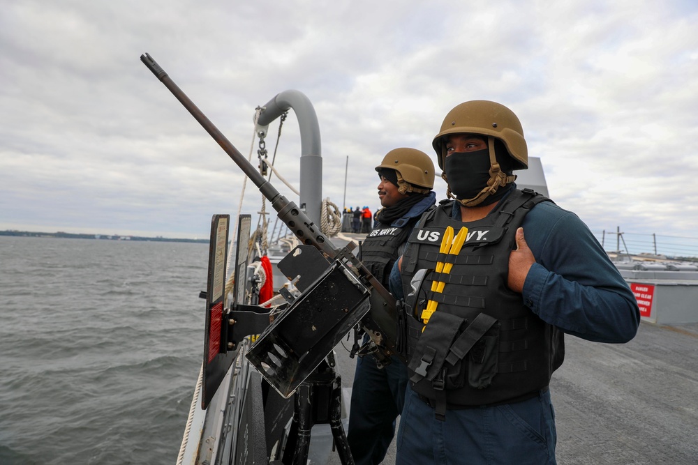 USS Paul Ignatius Sails in the Baltic Sea