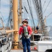 Cadets aboard USCGC Eagle learn damage control