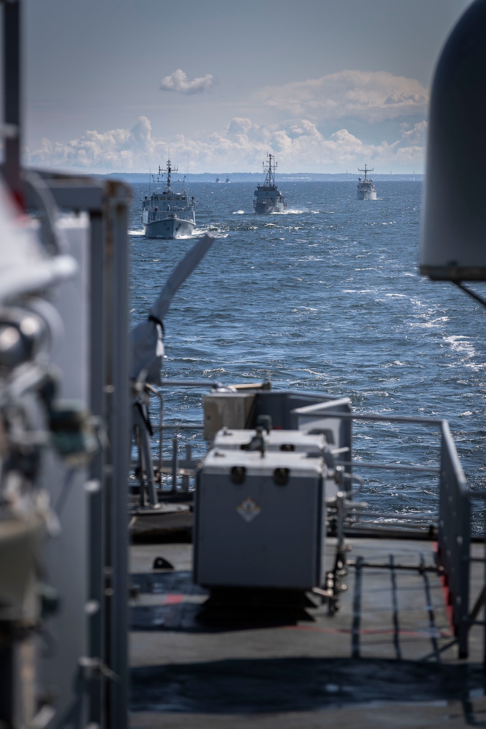 NATO and Sweden sail in formation during BALTOPS 23