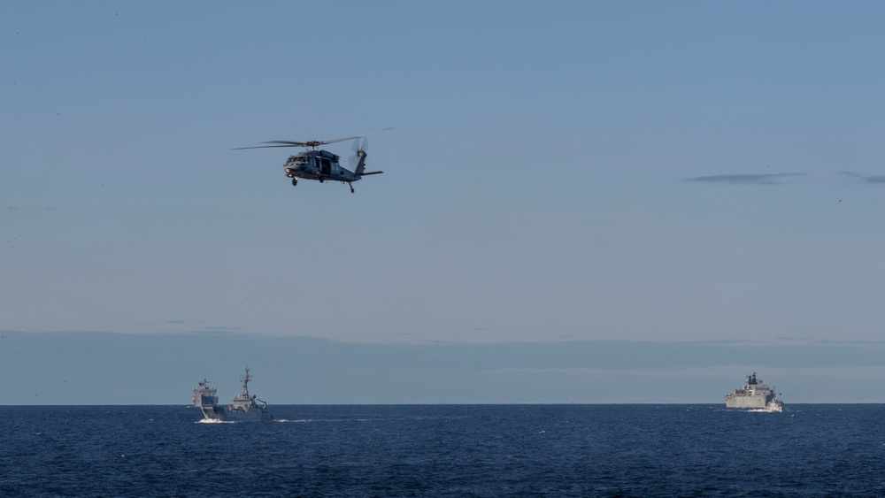 NATO and Sweden sail in formation during BALTOPS 23