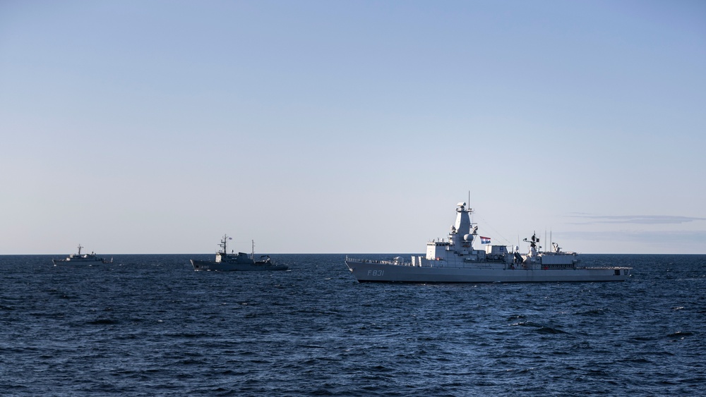 NATO and Sweden sail in formation during BALTOPS 23