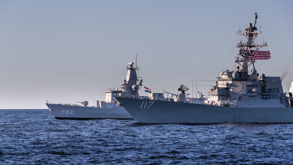 NATO and Sweden sail in formation during BALTOPS 23